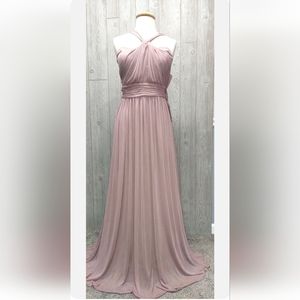 Birdy Grey Woman Bridesmaid Dress  Dusty Rose Color Wedding Formal Plus Size 3XL